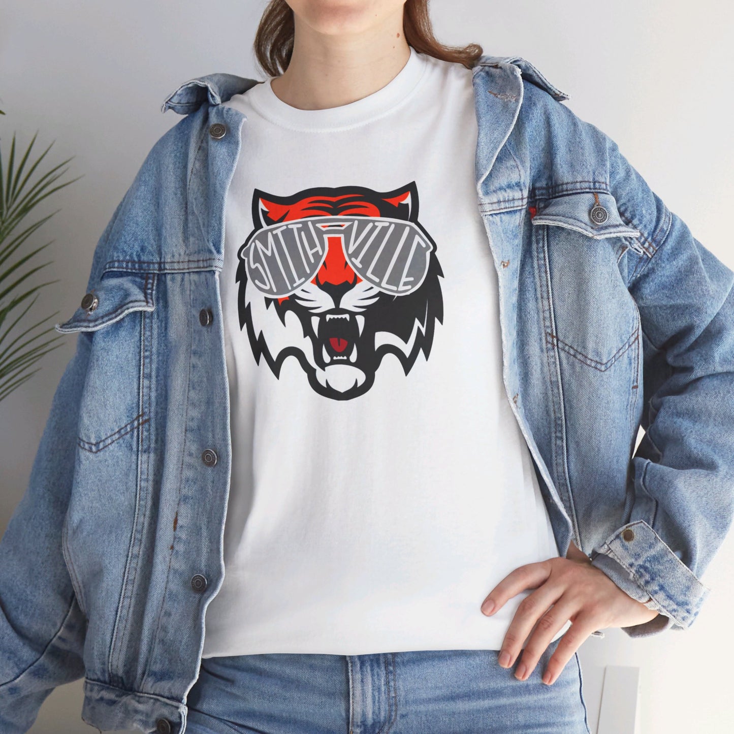 Tiger Glasses Adult Tshirt