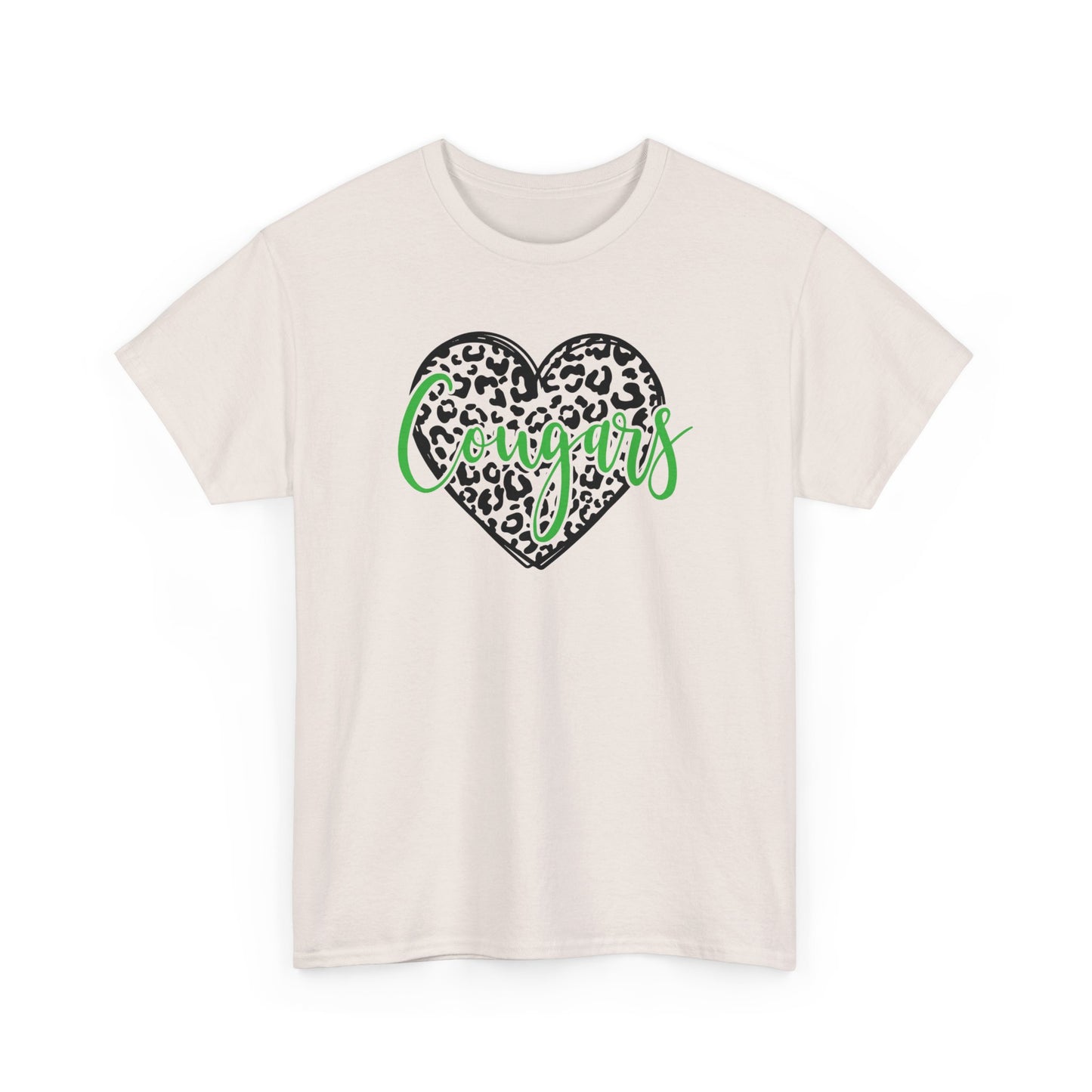 Heart of a Cougar Adult Tshirt