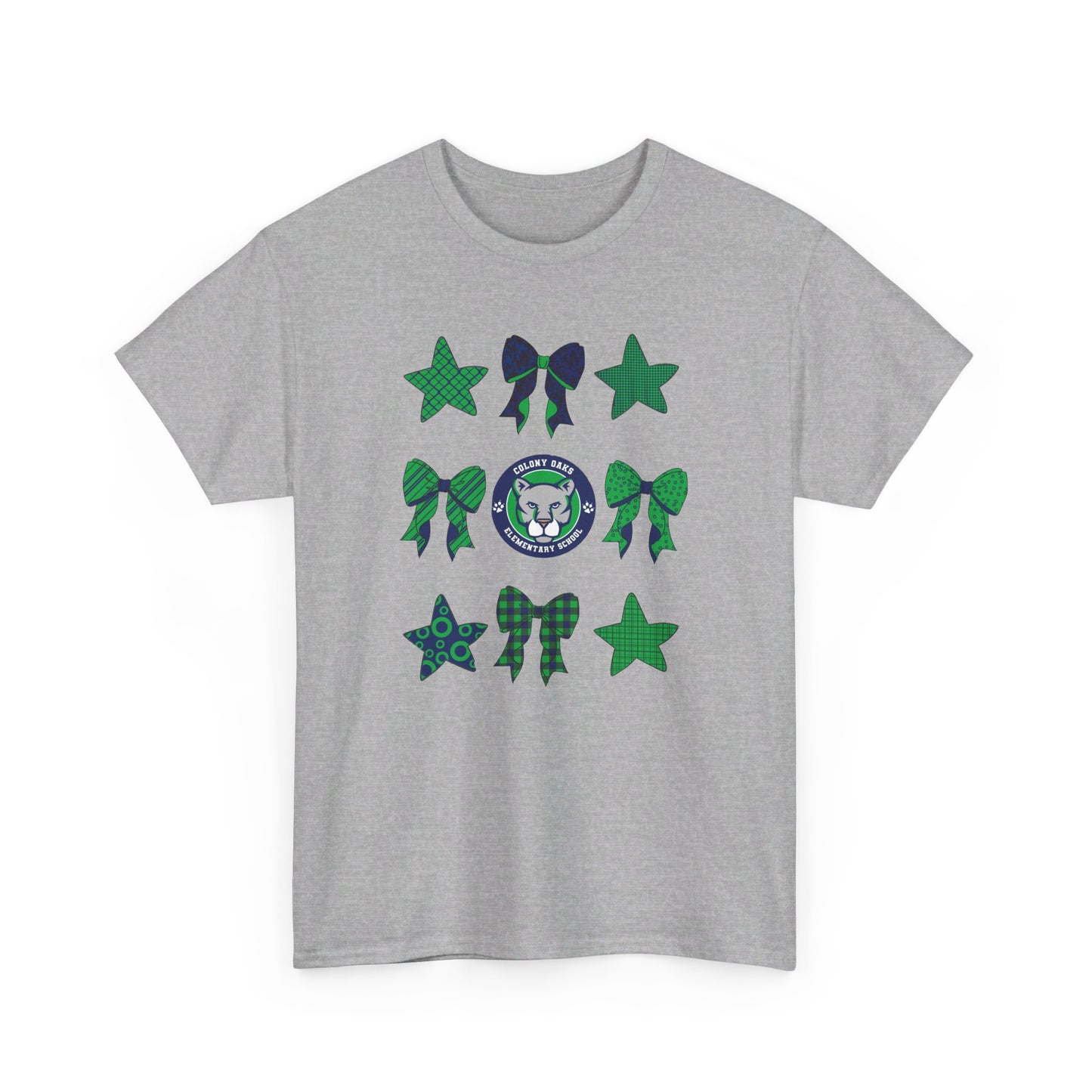 Colony Oaks Bows & Stars Adult Tshirt