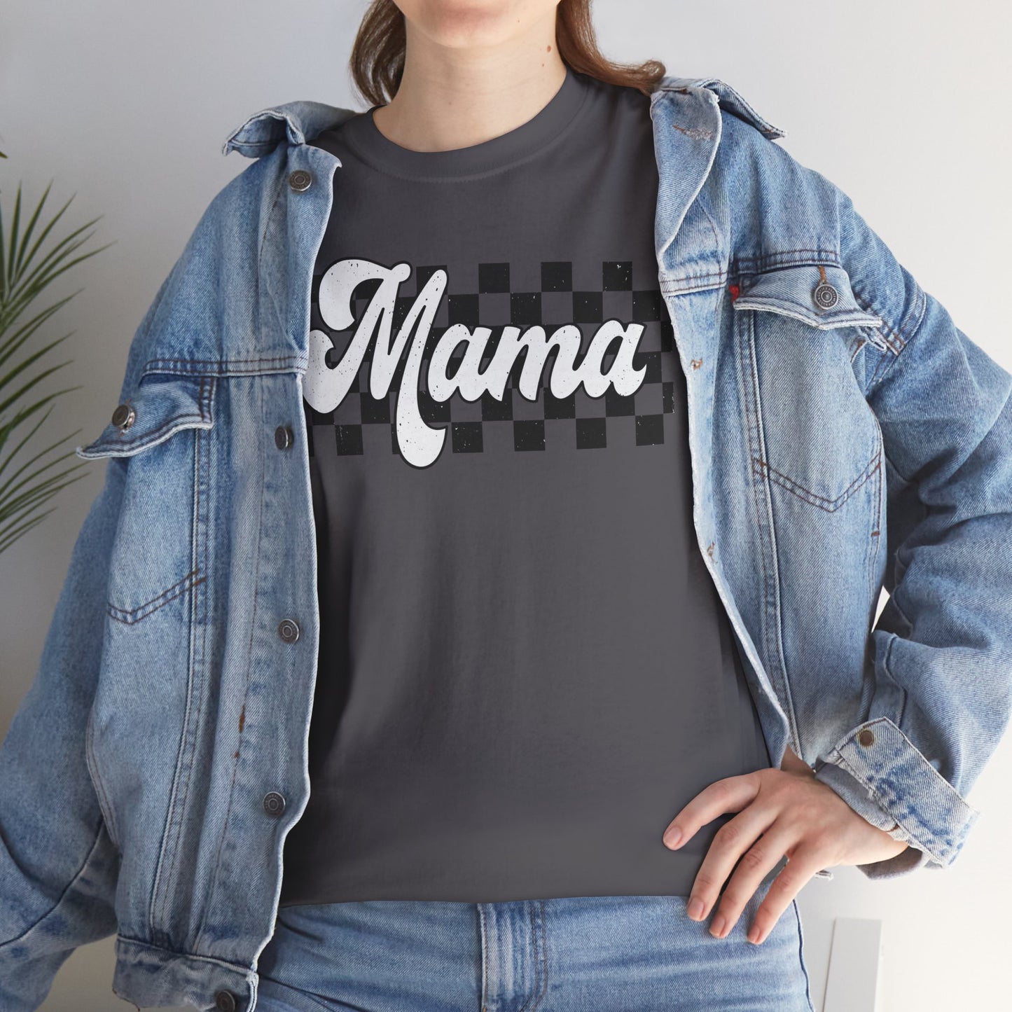 Mama Checkered Adult Tshirt | Mama Racing Shirt | Mama motorcross | Mama Birthday Party Shirt | First time Mom | Mother shirt | Nascar Mommy