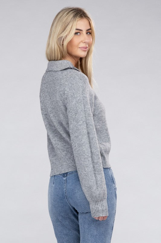 Easy-Wear Half-Zip Pullover