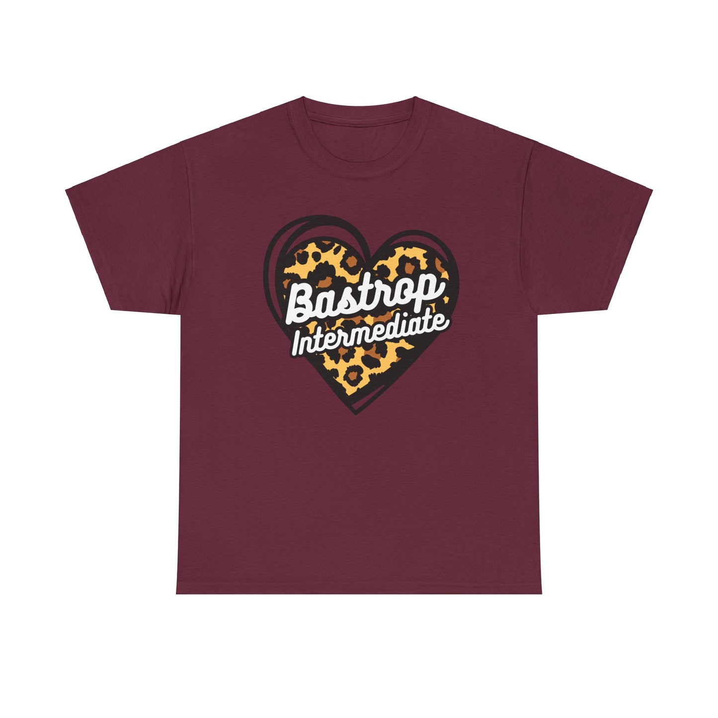 Bastrop Intermediate Bears Heart Tshirt