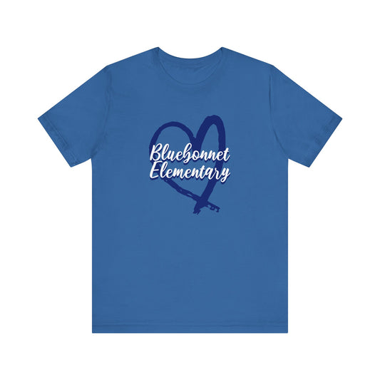 Bluebonnet Heart Shirt Adult Tshirt