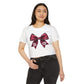 Aggie's Game Day Bow Crop Top