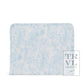 Roadie Large- Bunny Toile Blue Zip Pouch