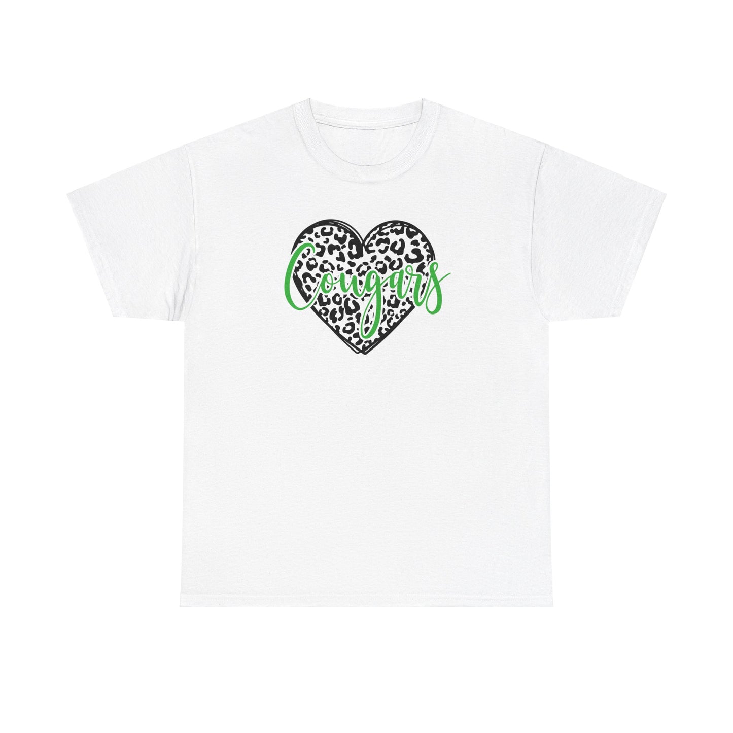 Heart of a Cougar Adult Tshirt