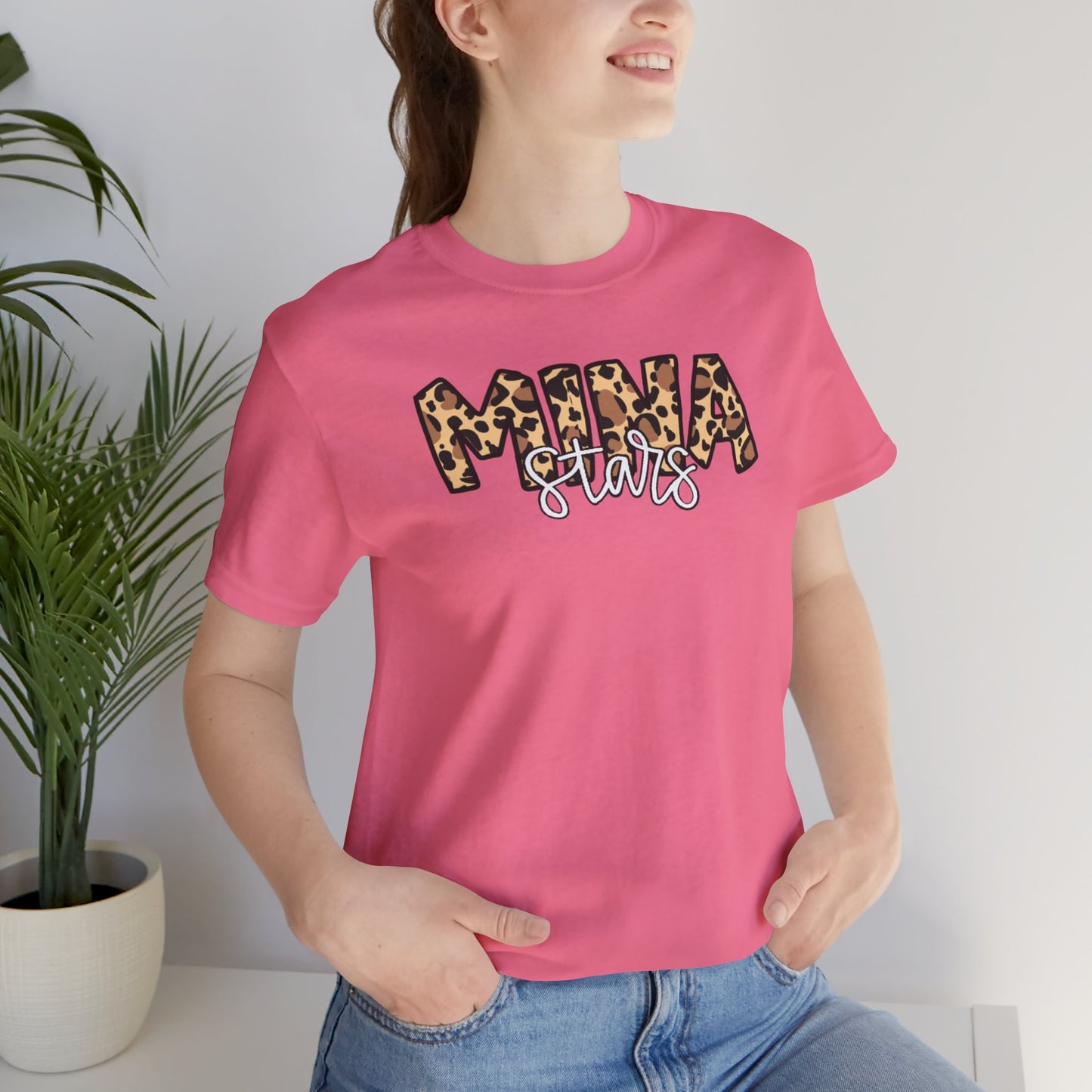 Mina Cheetah Adult Tshirt