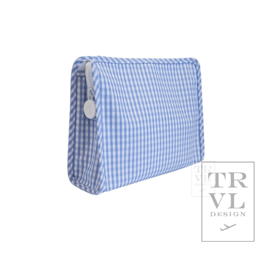 Roadie Medium - Gingham Sky