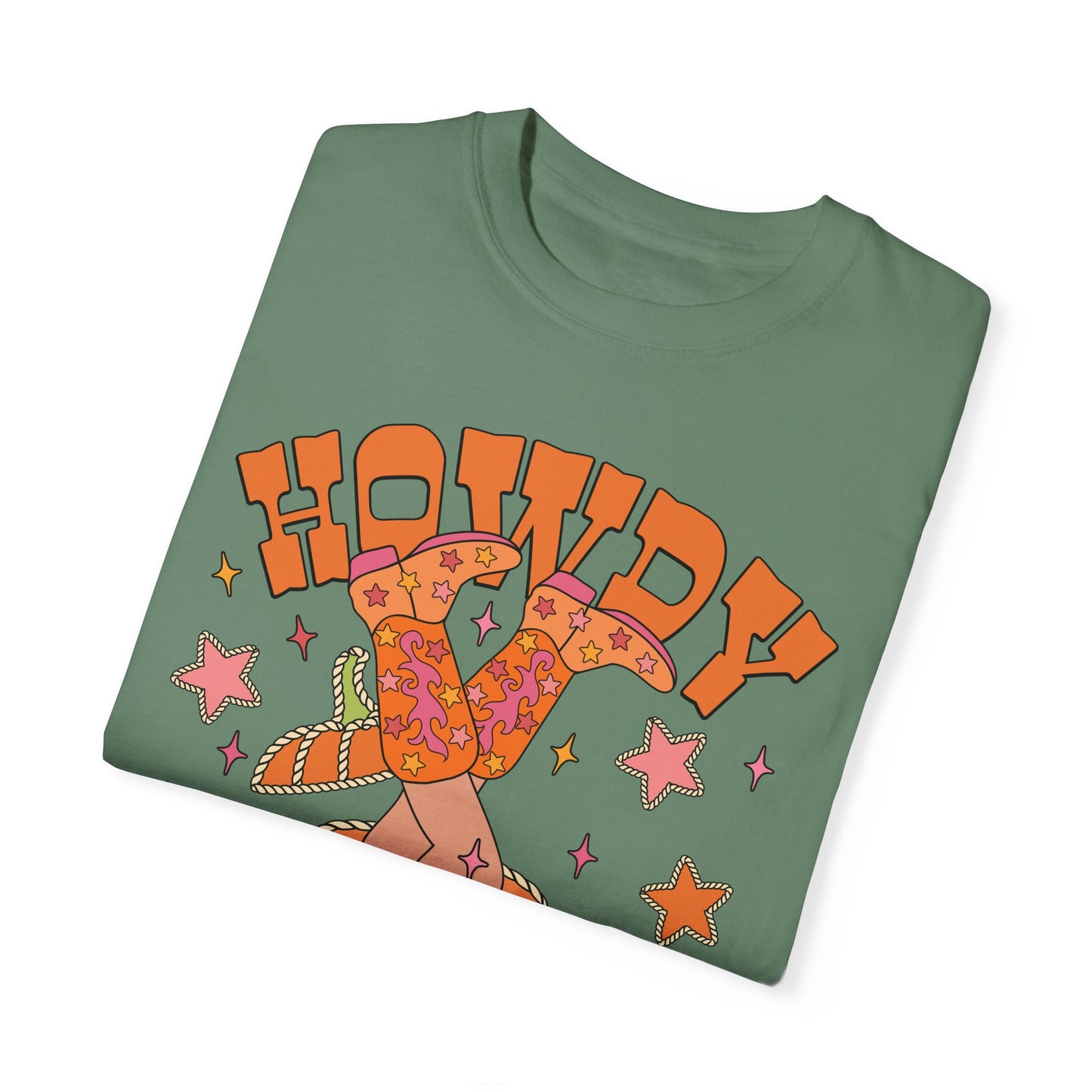 Howdy Pumpkin Comfort Colors Tshirt | Pumpkin Patch Tshirt | Pumpkin Spice latte | Fall Fashion Graphic Shirt | Halloween Top