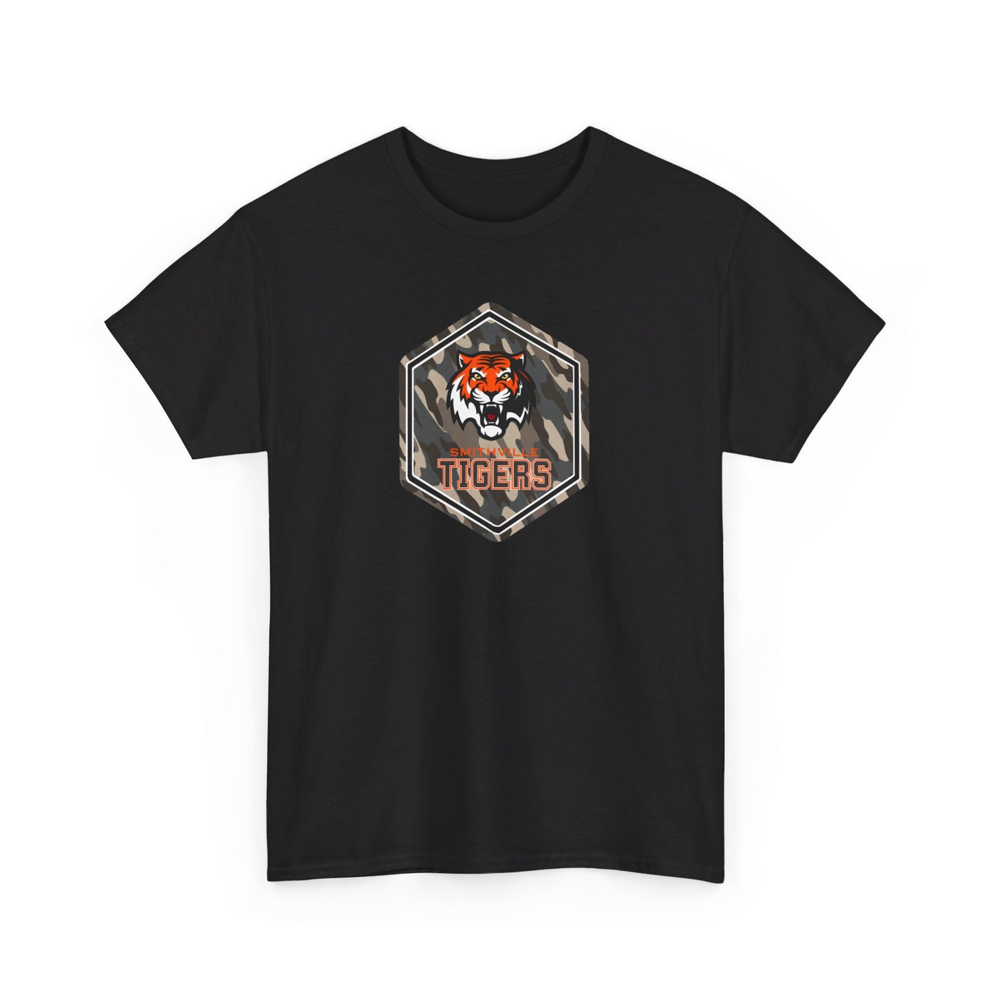 Camo Tigers Adult Tshirt