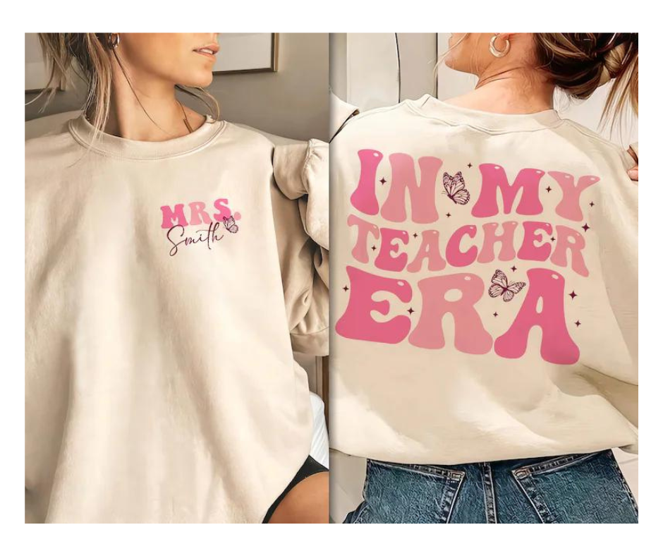 Teacher Era Personalized Sweater