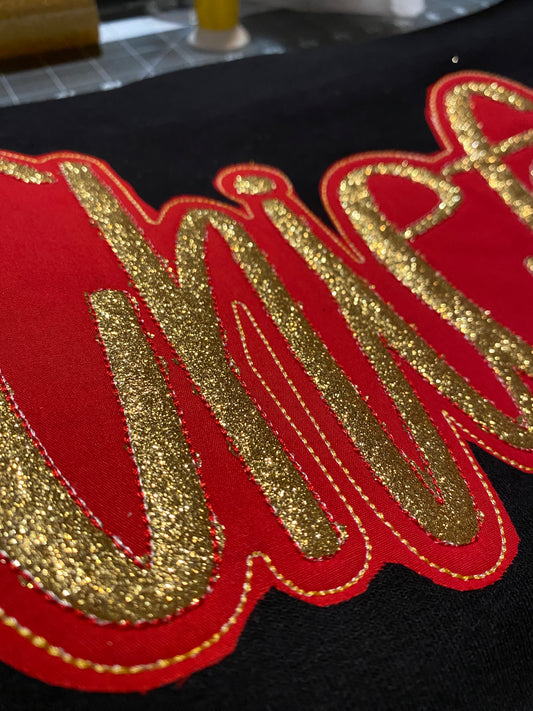 Chiefs Glitter Appliqué Sweatshirt