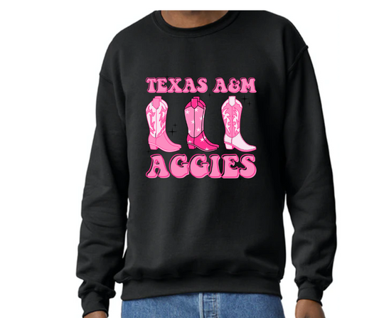 Aggies Boots Sweatshirt