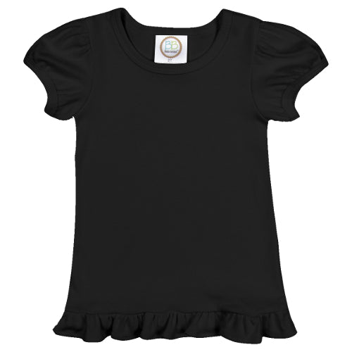 Abbie Short Sleeve Ruffle Tshirt 6M-12M