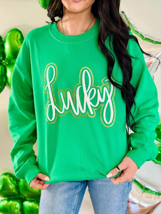 Lucky St. Patricks Day Top