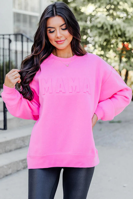 Mama Embossed Sweatshirt