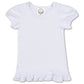 Abbie Short Sleeve Ruffle Tshirt 6M-12M